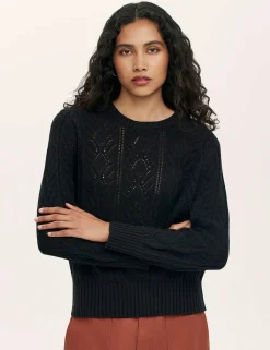 Pure Cotton Textured Jumper