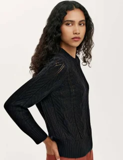 Pure Cotton Textured Jumper
