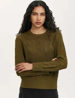 Pure Cotton Textured Jumper