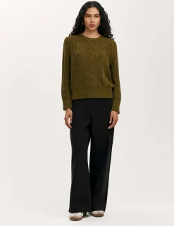 Pure Cotton Textured Jumper