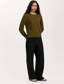 Pure Cotton Textured Jumper