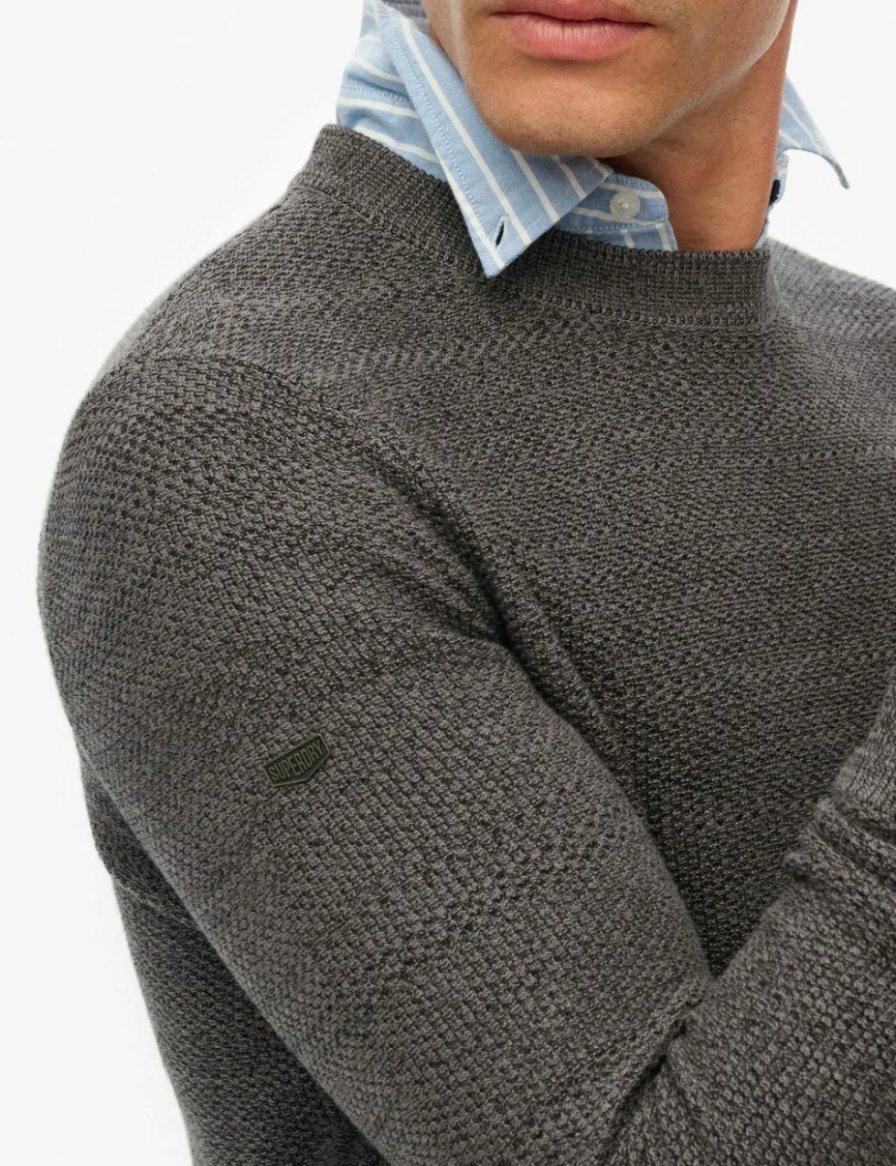 Pure Cotton Textured Jumper