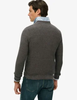 Pure Cotton Textured Jumper