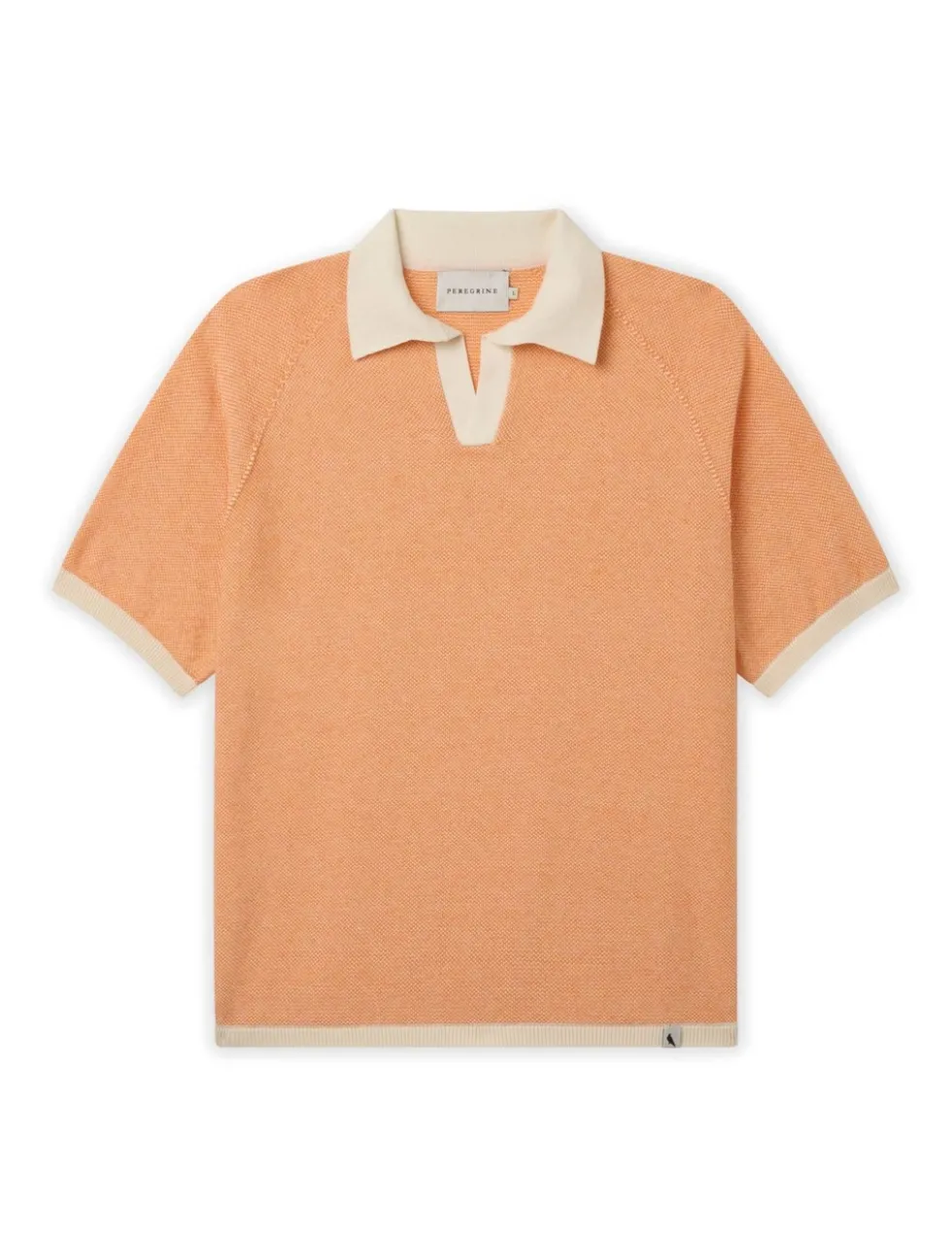 Pure Cotton Textured Polo Shirt