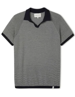 Pure Cotton Textured Polo Shirt