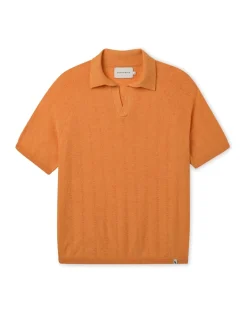 Pure Cotton Textured Polo Shirt