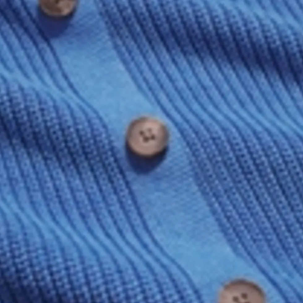 Pure Cotton Textured Relaxed Cardigan