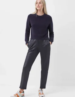 Pure Cotton Textured Relaxed Jumper