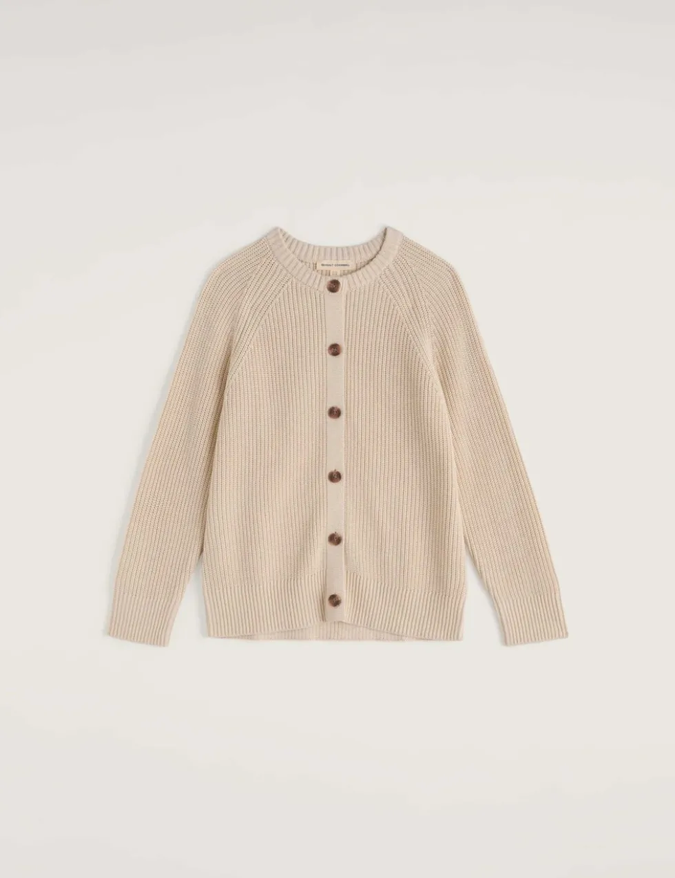 Pure Cotton Textured Relaxed Cardigan