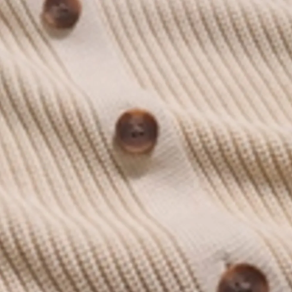Pure Cotton Textured Relaxed Cardigan