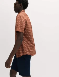 Pure Cotton Textured Shirt