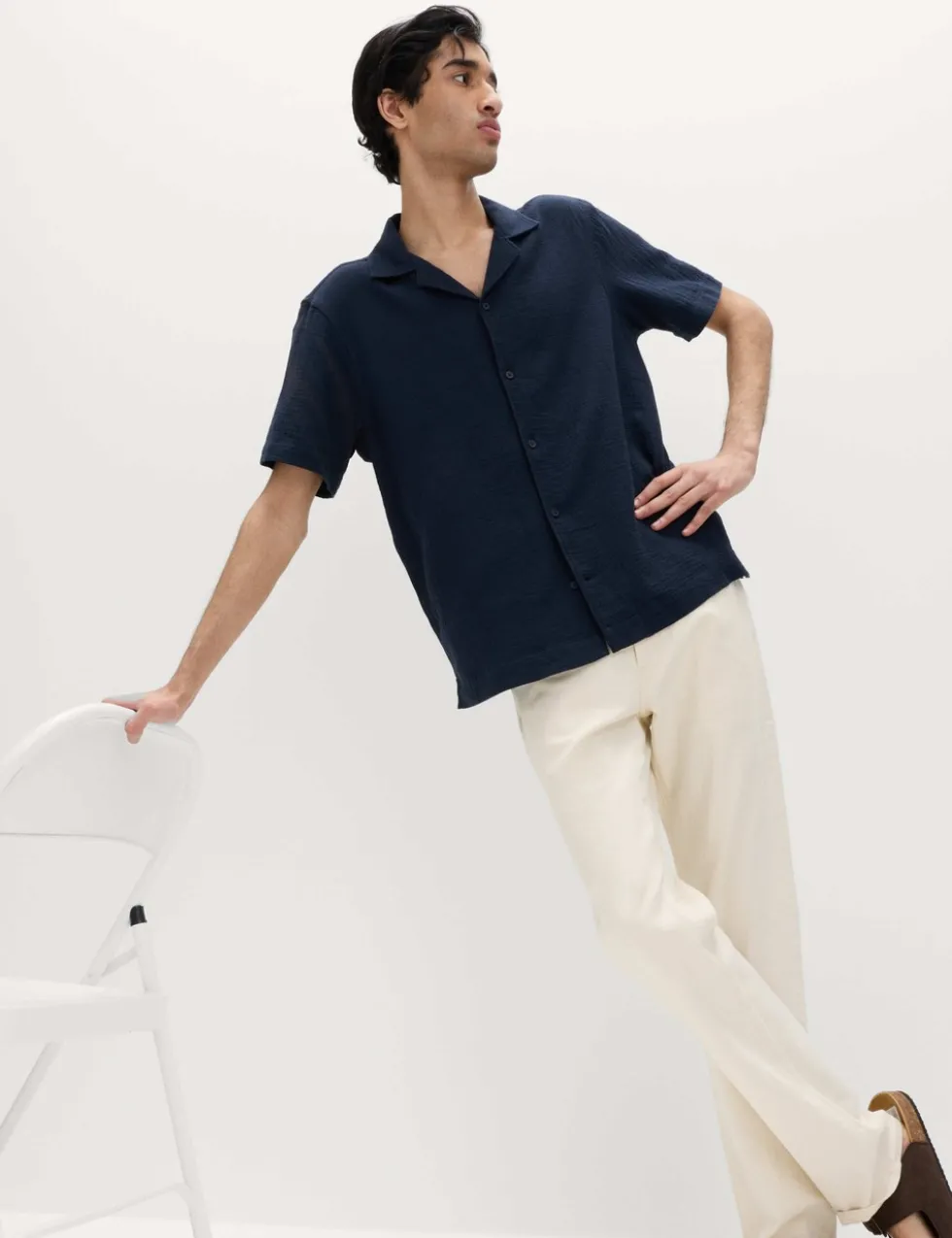 Pure Cotton Textured Shirt