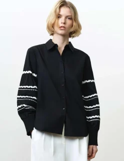 Pure Cotton Textured Shirt