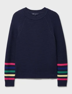 Pure Cotton Textured Stitch Jumper