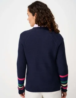Pure Cotton Textured Stitch Jumper