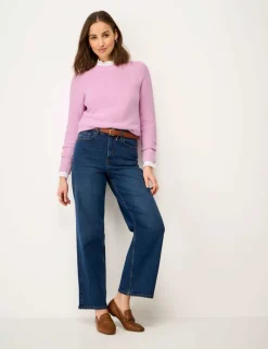 Pure Cotton Textured Stitch Jumper
