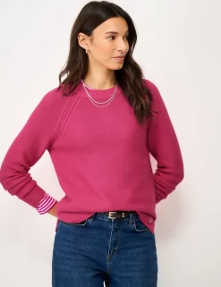 Pure Cotton Textured Stitch Jumper