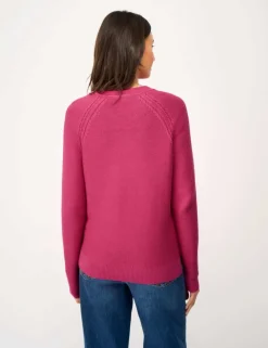 Pure Cotton Textured Stitch Jumper