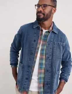 Pure Cotton Textured Utility Jacket