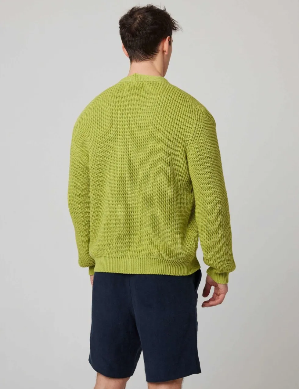 Pure Cotton Textured V-Neck Cardigan