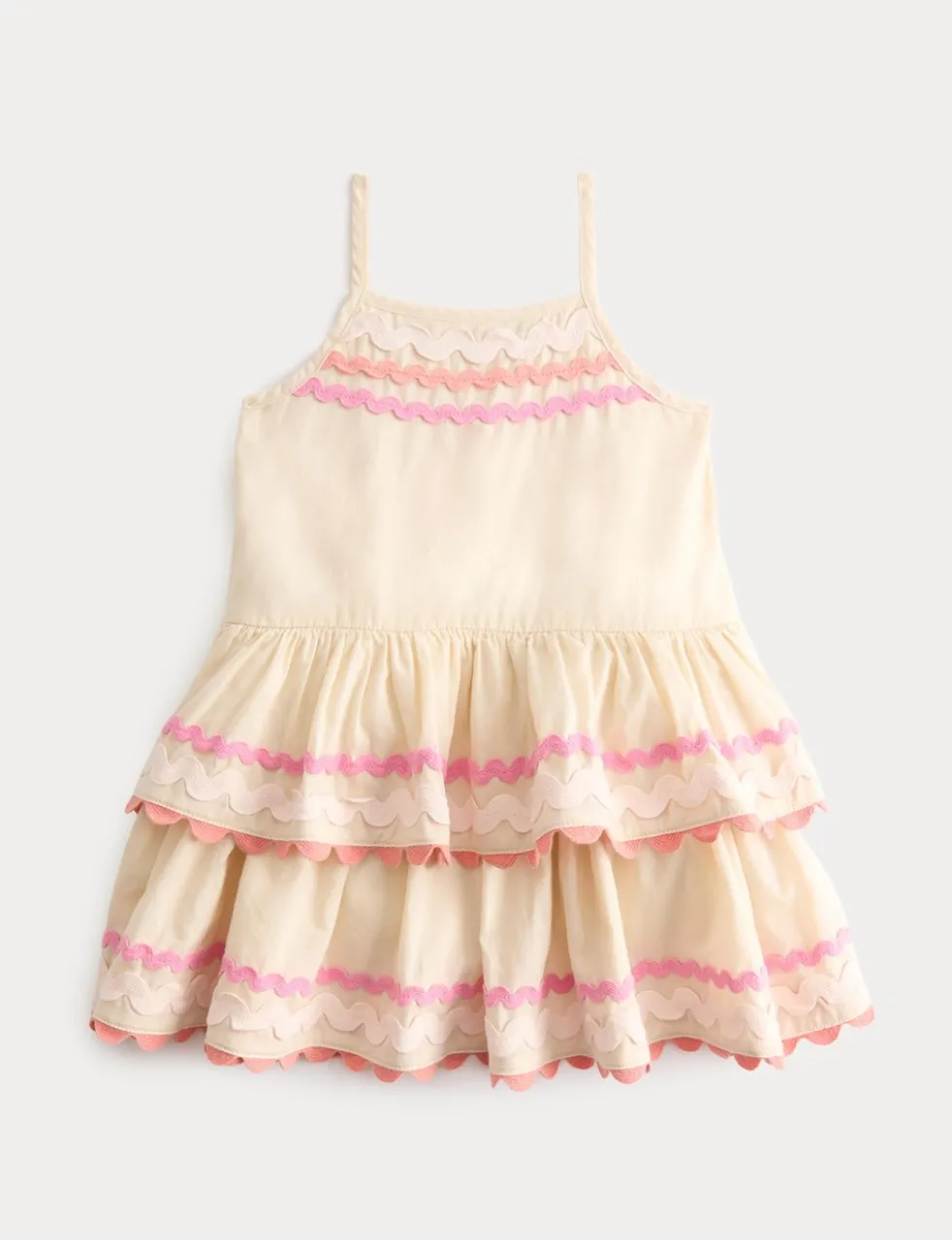 Pure Cotton Tiered Frill Dress (0-5 Yrs)
