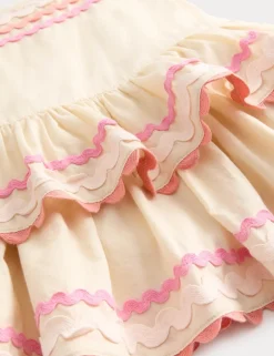 Pure Cotton Tiered Frill Dress (0-5 Yrs)