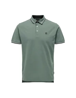 Pure Cotton Tipped Polo Shirt