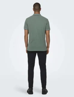 Pure Cotton Tipped Polo Shirt