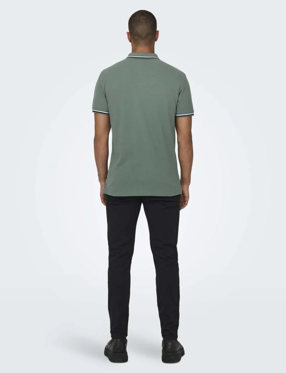 Pure Cotton Tipped Polo Shirt