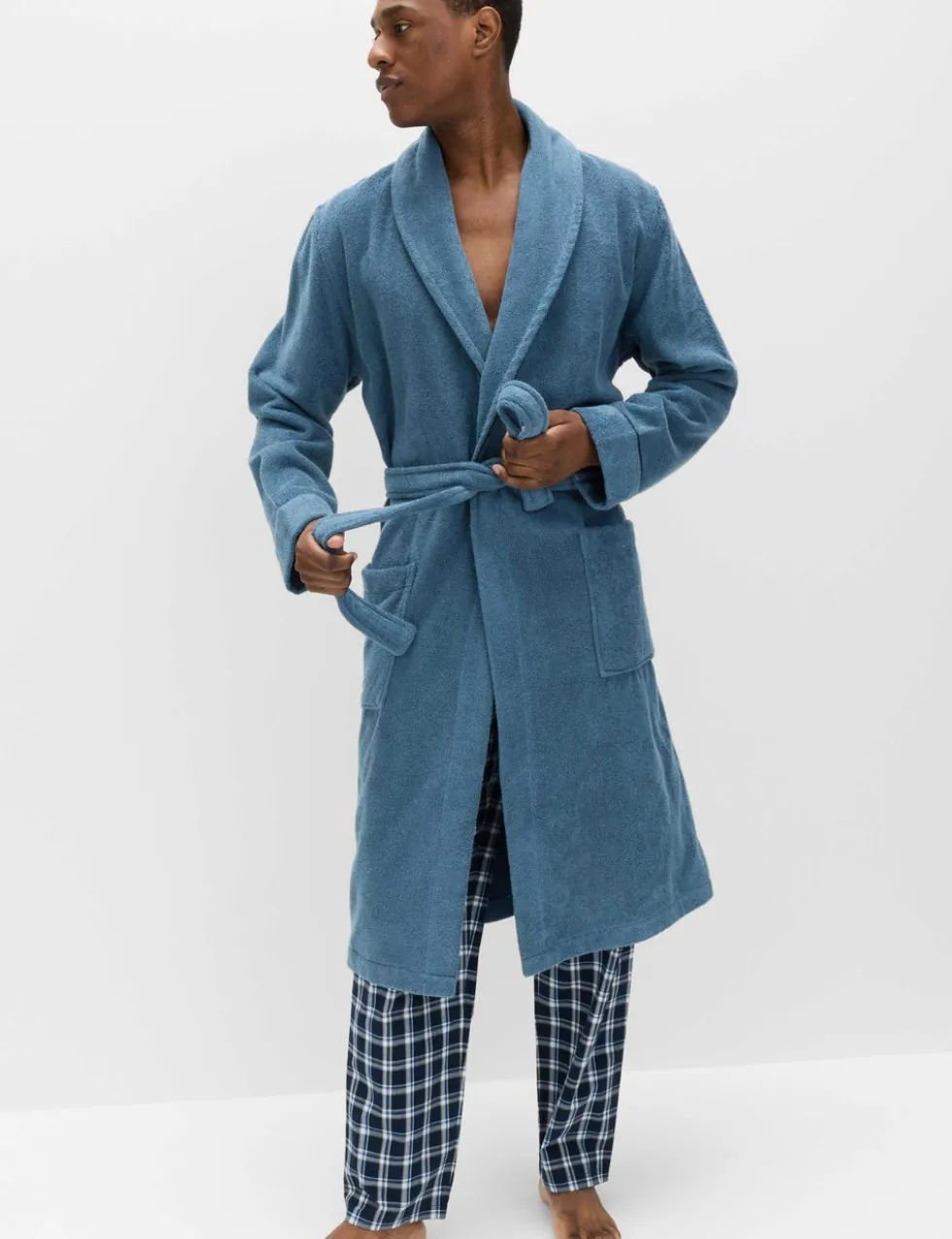 Pure Cotton Towelling Dressing Gown