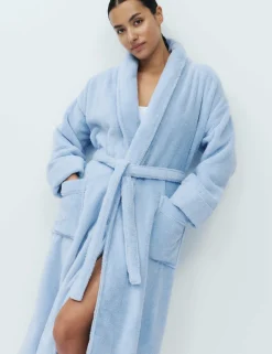 Pure Cotton Towelling Dressing Gown