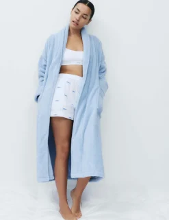Pure Cotton Towelling Dressing Gown