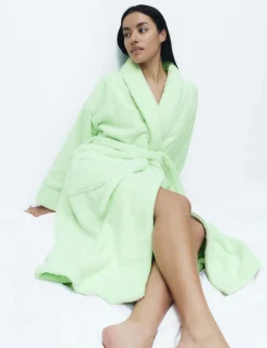 Pure Cotton Towelling Dressing Gown