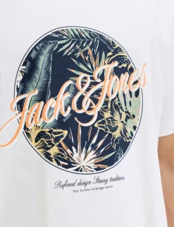 Pure Cotton Tropical Graphic Print T-Shirt