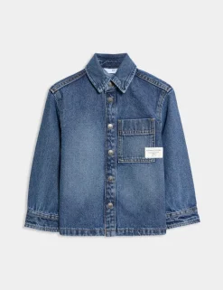 Pure Cotton Twill Denim Shirt (2-8 Yrs)