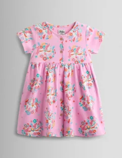 Pure Cotton Unicon Pet In Pocket Dress (6 Mths - 7 Yrs)