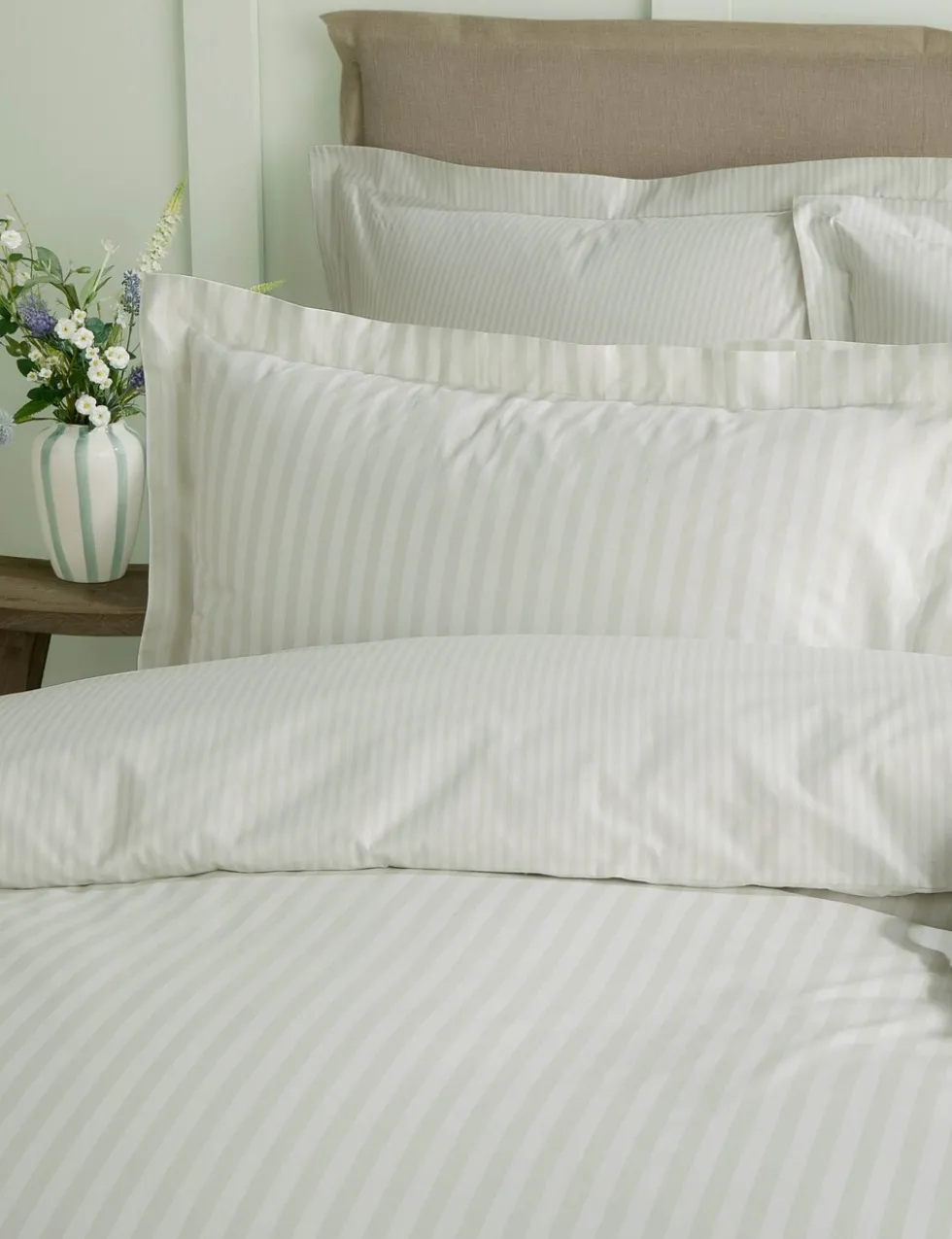Pure Cotton Uppingham Stripe Bedding Set