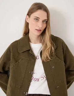 Pure Cotton Utility Jacket