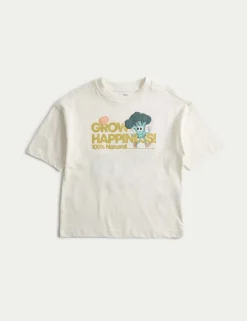 Pure Cotton Vegetable Graphic T-Shirt (2-8 Yrs)