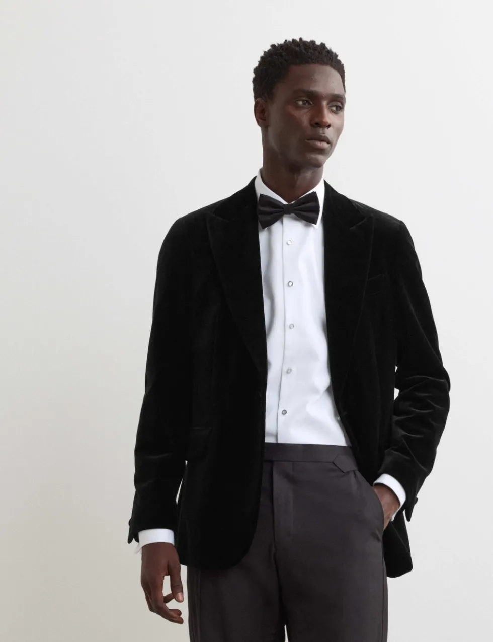 Pure Cotton Velvet Blazer
