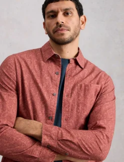 Pure Cotton Vine Print Shirt