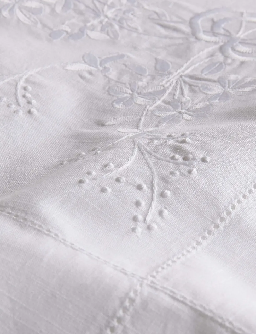 Pure Cotton Vintage Lace Embroidered Bedding Set