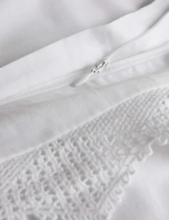 Pure Cotton Vintage Lace Embroidered Bedding Set