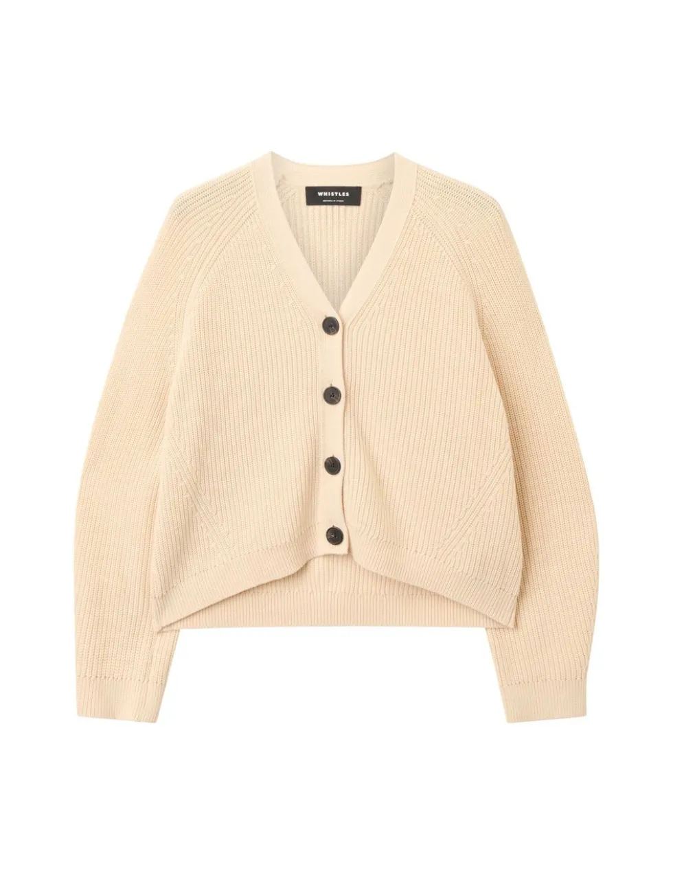 Pure Cotton V-Neck Button Front Cardigan