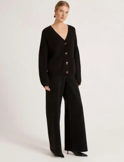 Pure Cotton V-Neck Button Front Cardigan