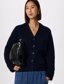Pure Cotton V-Neck Cardigan