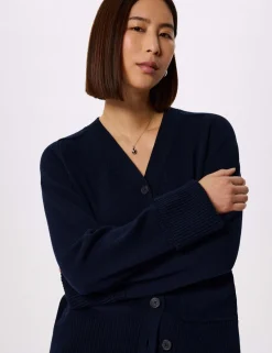 Pure Cotton V-Neck Cardigan