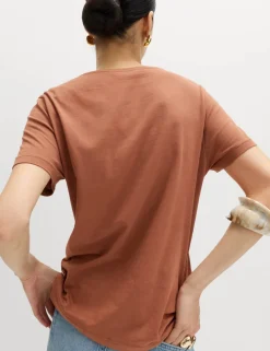 Pure Cotton V-Neck T-Shirt