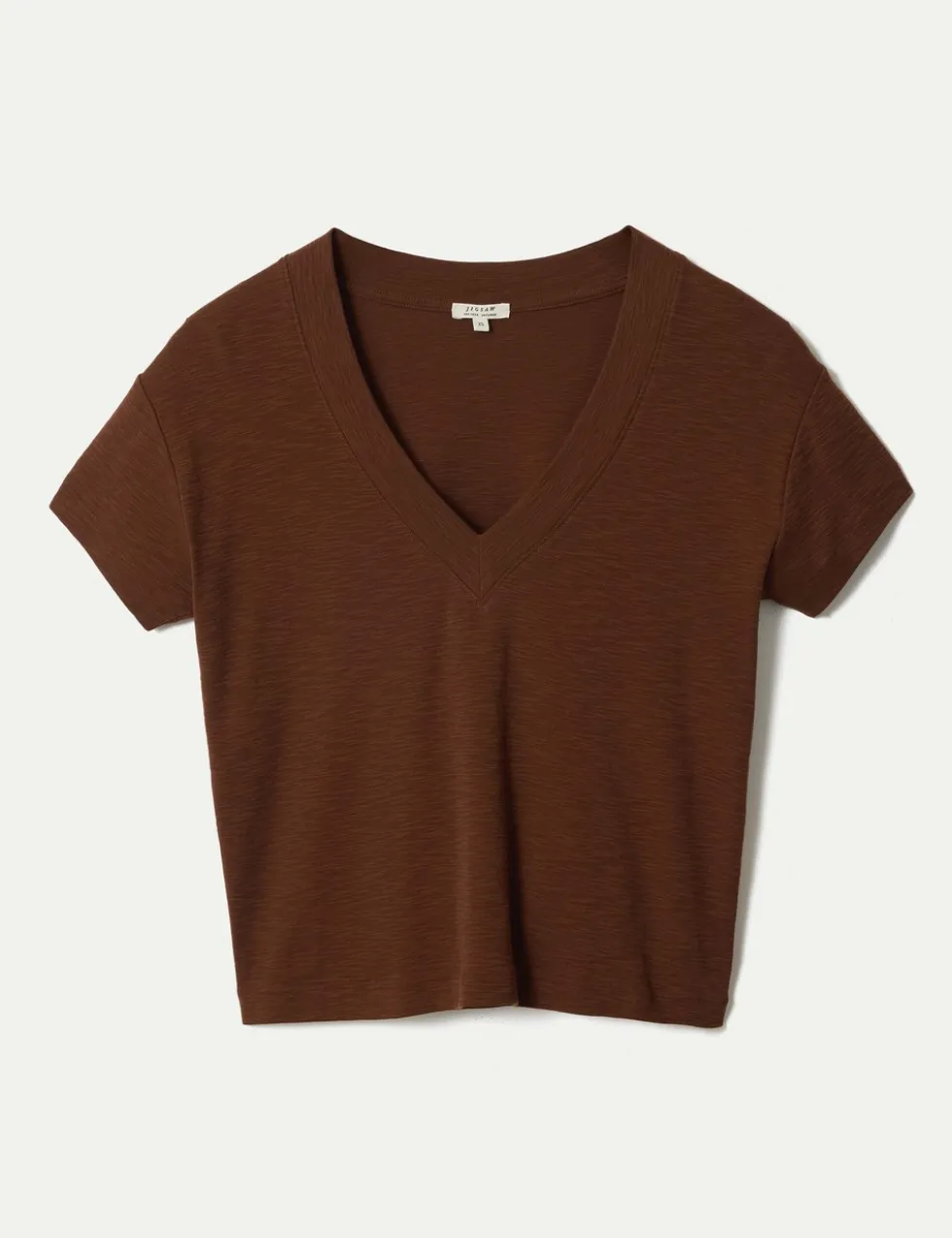 Pure Cotton V-Neck T-Shirt
