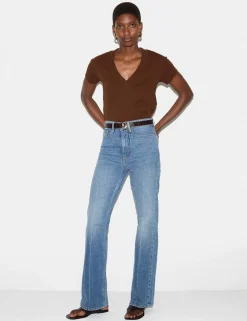 Pure Cotton V-Neck T-Shirt